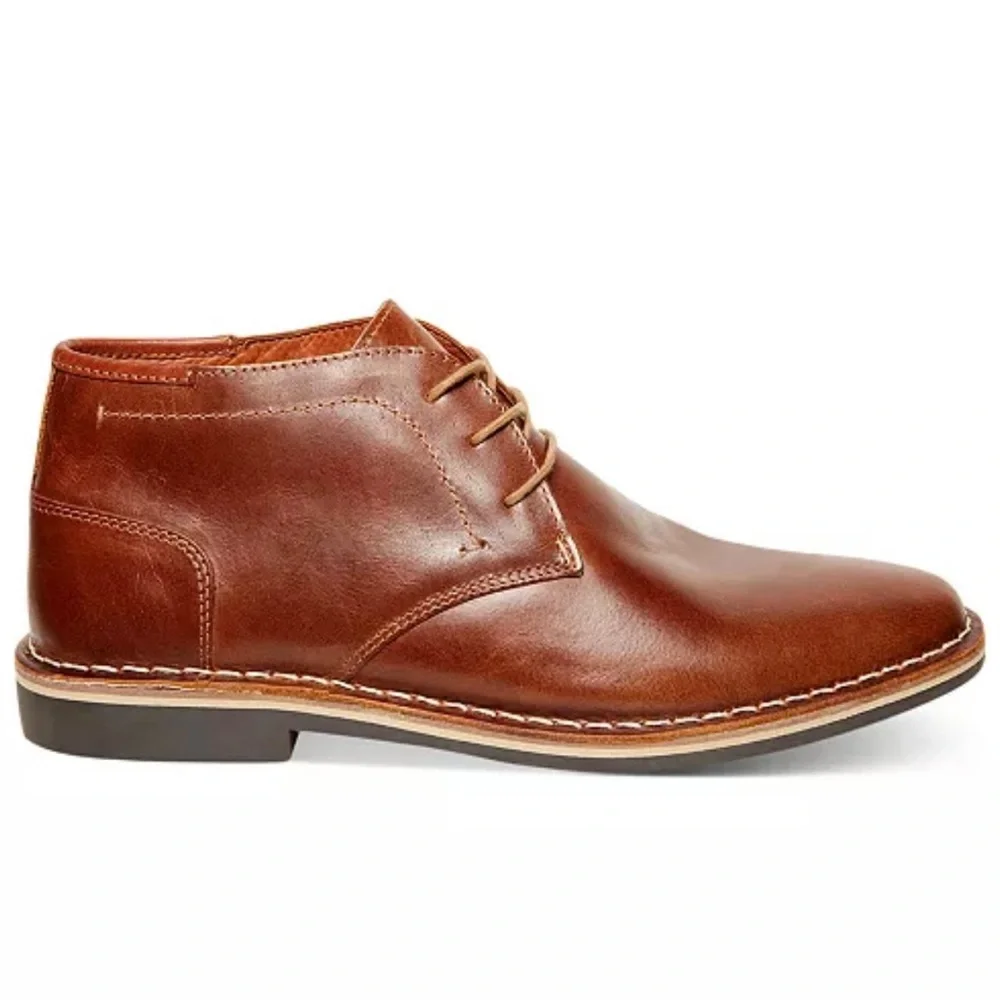 - Steve Madden Harken Leather brown Chukka Boots! Men’s 13